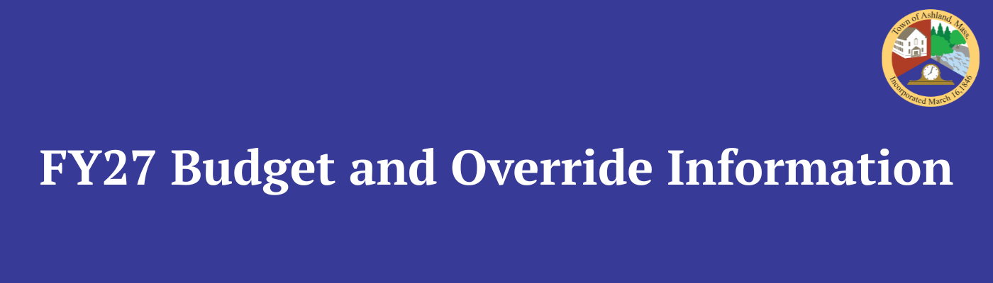 FY27 Budget and Override Information 